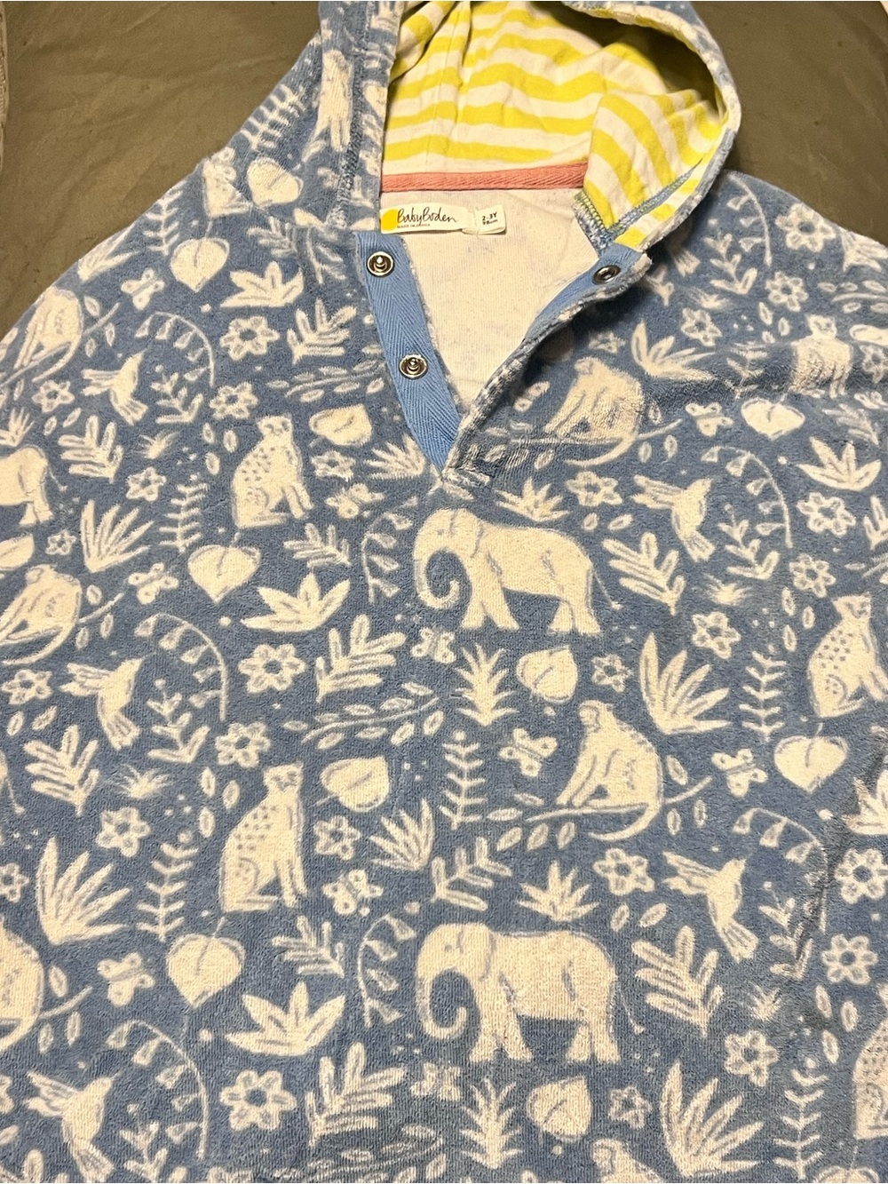 Baby Boden Swim Cover Up Whimsical Gender Neutral 2-3 Y